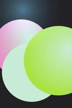 Abstract Circles Overlapping Фото