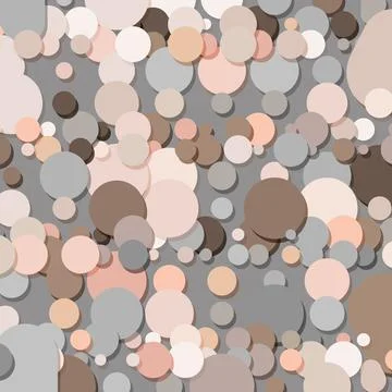Abstract circles pastel color vector background Stock Illustration
