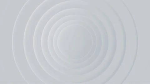 Abstract Circles Pattern, 4K Motion Background Video Loop, White Light Stock Footage 232387941