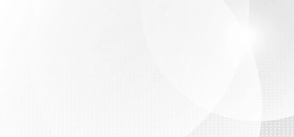 Abstract circles pattern design of gradient white decoration template. Illustrazione stock