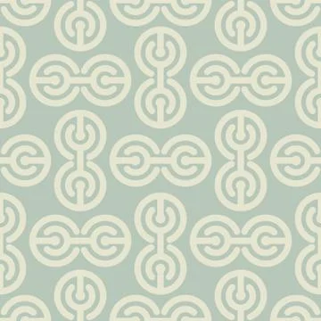 Abstract circles pattern. Geometric vector ornament. Retro fabric texture イラスト素材