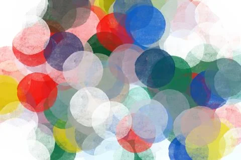 Abstract circles pattern illustration Stock Illustration