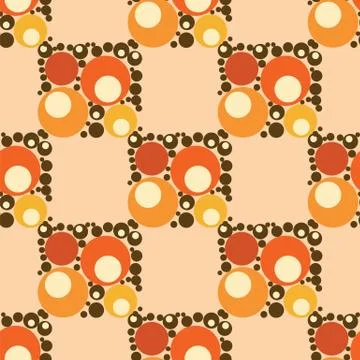 Abstract circles seamless Stock Illustration