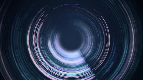 Abstract circles seamless loop 02 Stock Footage 252761315