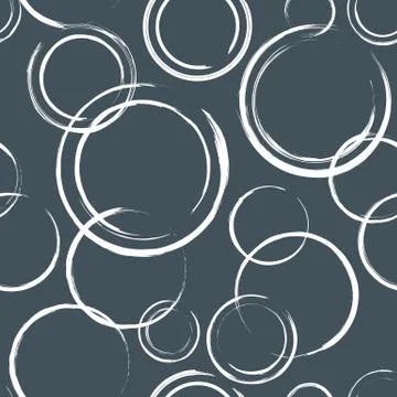 Abstract Circles Seamless Pattern Stock Illustration