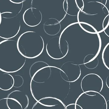 Abstract Circles Seamless Pattern Stock Illustration