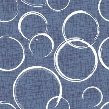 Abstract Circles Seamless Pattern Stock Illustration