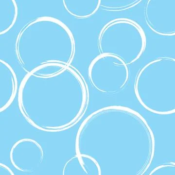 Abstract Circles Seamless Pattern Stock Illustration