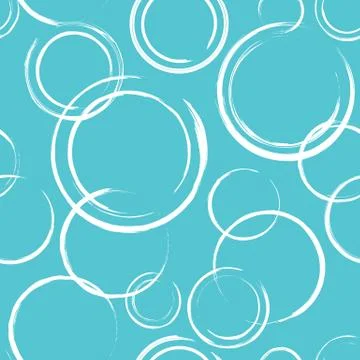Abstract Circles Seamless Pattern Stock Illustration