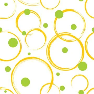 Abstract Circles Seamless Pattern Stock Illustration
