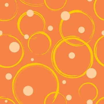 Abstract Circles Seamless Pattern Stock Illustration