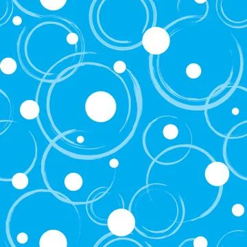 Abstract Circles Seamless Pattern Stock Illustration