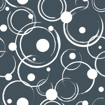 Abstract Circles Seamless Pattern Stock Illustration