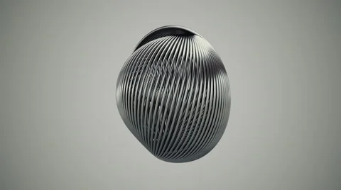 Abstract Circles Turn, 3d Animation 4k Stock Footage 63797043