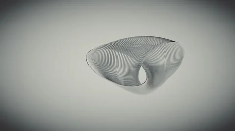 Abstract Circles Turn, 3d Animation 4k Stock Footage 64075045