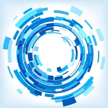 Abstract Circles Vector Background Stock Illustration