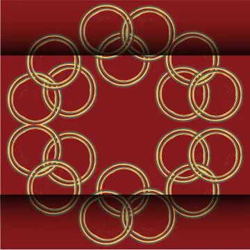 Abstract circles vector background Stock Illustration