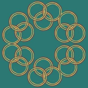 Abstract circles vector background Stock-Illustration