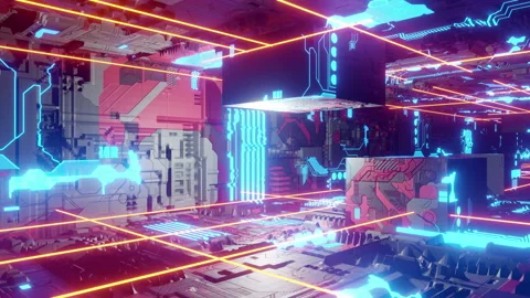 Abstract Circuit Board Background 库存影片 150511121