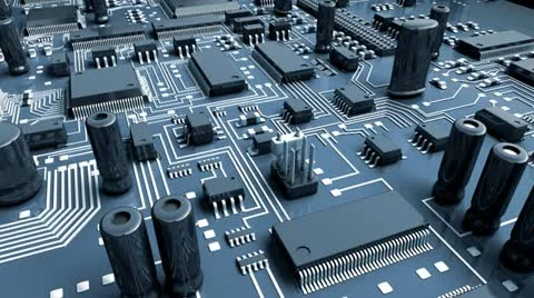 Abstract circuit board Stock Footage 11357425