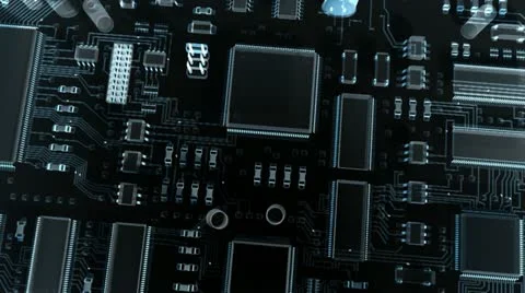 Abstract circuit board. Stock Footage 11357474