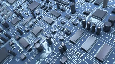 Abstract circuit board Stock Footage 11357481