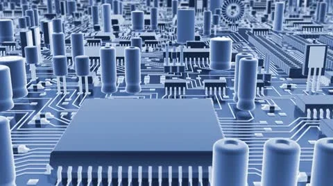 Abstract circuit board Stock Footage 11357491