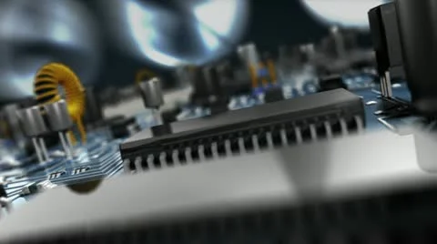 Abstract circuit board. Stock Footage 11357497