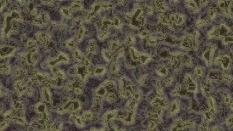 Abstract Circuit Board Pattern Stock Footage 332147800