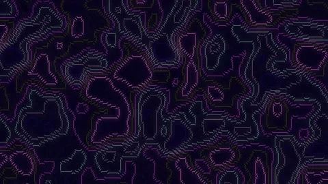 Abstract Circuit Board Pattern with Glowing Lines Stock Footage 332042760