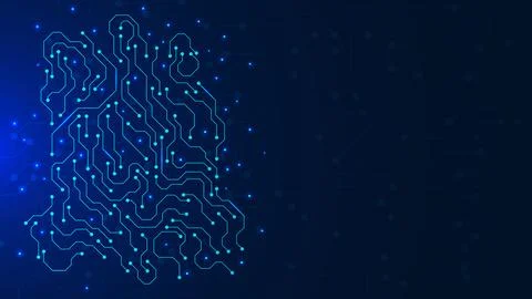 Abstract circuit board pattern texture background Stockillustratie