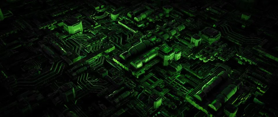 Abstract Circuit Board 库存照片