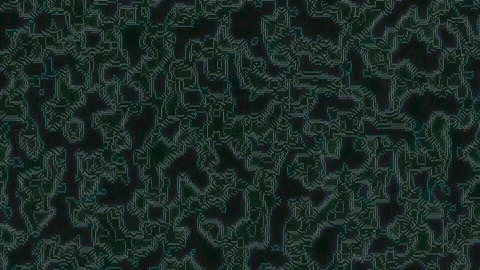 Abstract Circuit Board Style Background with Interconnected Lines Stock Footage 331905045