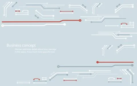 Abstract circuit board technology line background Stock Illustration