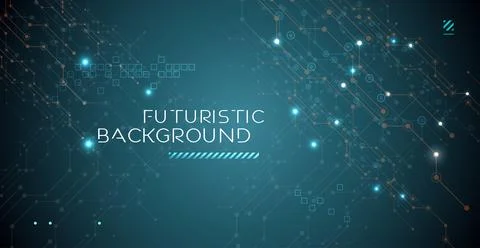 Abstract circuit board technology. Technological design. High tech digital .. Illustrazione stock