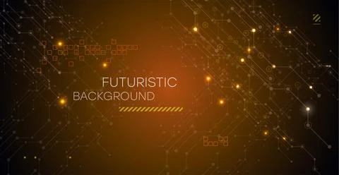 Abstract circuit board technology. Technological design. High tech digital .. Stock Illustration