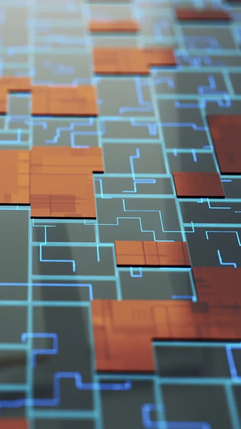 Abstract circuit Stock Footage 302355231