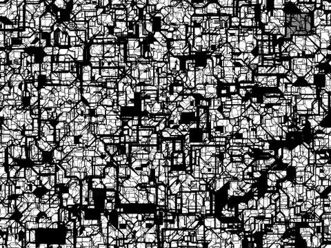 Abstract circuit mesh texture on white Stock Illustration