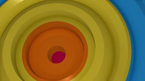 Abstract Circular Animation Design Background Stock Footage 287412590