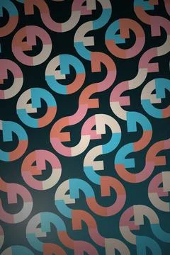 Abstract Circular Arrow Pattern Stock Photos