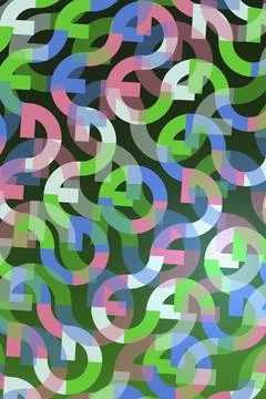 Abstract Circular Arrow Pattern Stock Photos