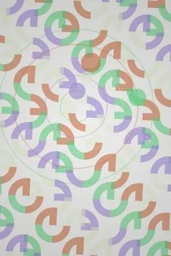 Abstract Circular Arrow Pattern Stock Photos