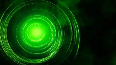 Abstract circular background. Digital future technology concept. Glowing blur Stock Illustration