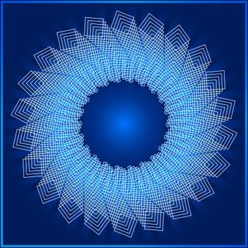 Abstract Circular Background Stock Illustration