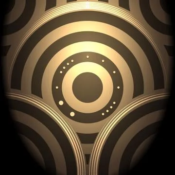 Abstract Circular Background Stock Illustration