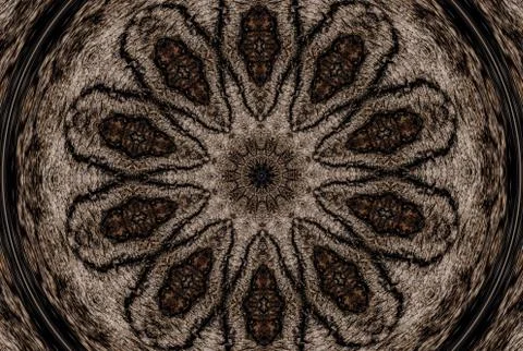 Abstract circular background pattern Foto stock