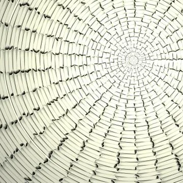 Abstract circular background from small rectangles 库存插图