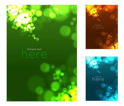 Abstract circular bokeh background Stock Illustration