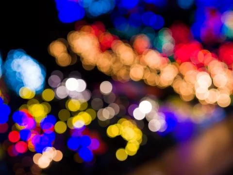 Abstract circular bokeh background Stock Photos