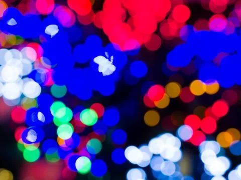 Abstract circular bokeh background Stock Photos